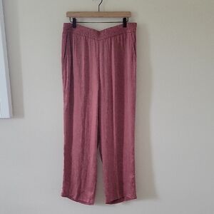 Soft Surroundings Lumi Pull On Wide Leg Pants Size Large